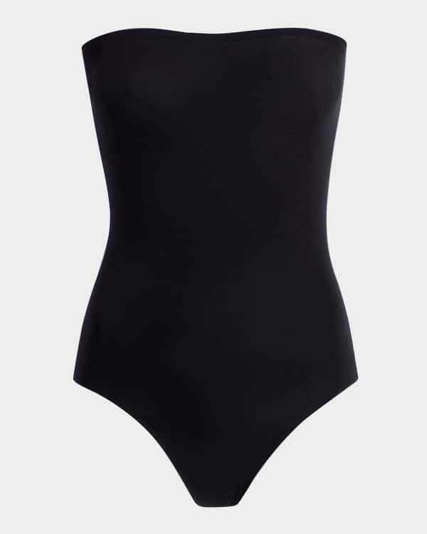 Wolford Aurora Pure Cut String Short-Sleeve Bodysuit