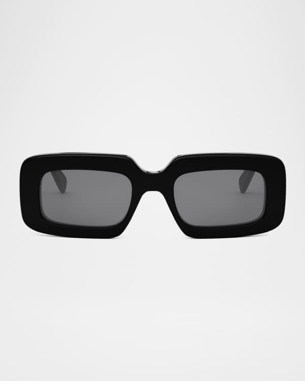 Men's 3 Dots Acetate Rectangle Sunglasses