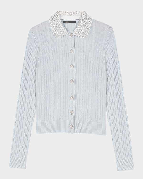 TSE Cashmere Cashmere Cable-Knit Cardigan | Neiman Marcus