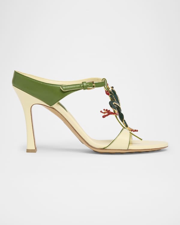 Bottega Veneta Quilted Leather Mule Sandals | Neiman Marcus
