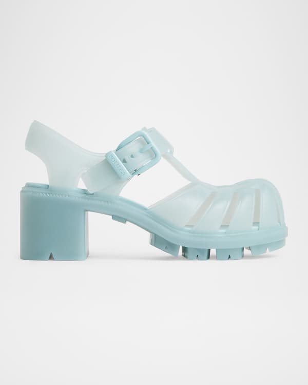 Jil Sander Puffy Napa Slide Sandals | Neiman Marcus