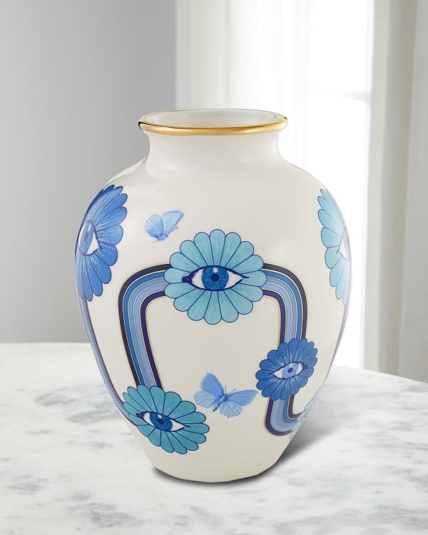 Jonathan Adler Gala Graffiti Round Vase | Neiman Marcus