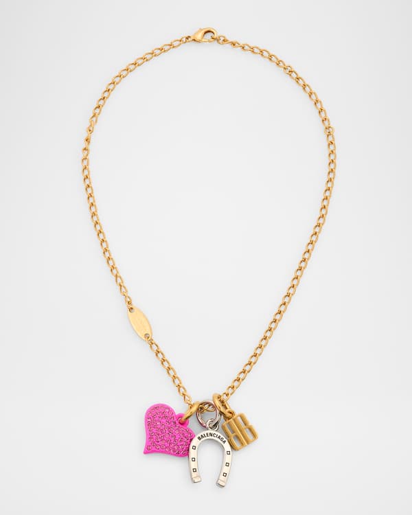 Balenciaga Carousel Eiffel Collector Charm Necklace | Neiman