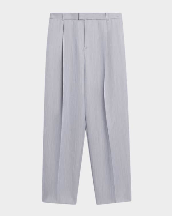 パンツ Valentino Garavani Cream Wool Pant VALENTINO GARAVANI Wool-twill wide-leg pants | NET-A-PORTER