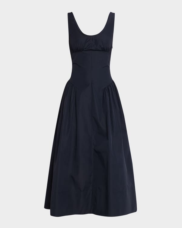 ワンピース MOSCHINO JEANS Woman Dress Black 04928701 0555 MOSCHINO JEANS Flared Knitted Midi Dress | Black | FARFETCH