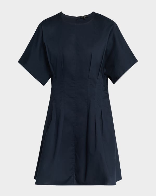 Eileen Fisher Ribbed Crewneck Shift Dress | Neiman Marcus Eileen Fisher Ribbed Crewneck Shift Dress | Neiman Marcus