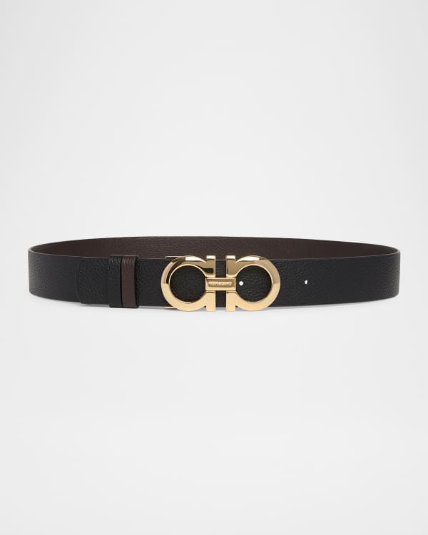 ベルト Gancio Contour leather belt Ferragamo Gancio Contour Reversible Leather Belt | Neiman Marcus