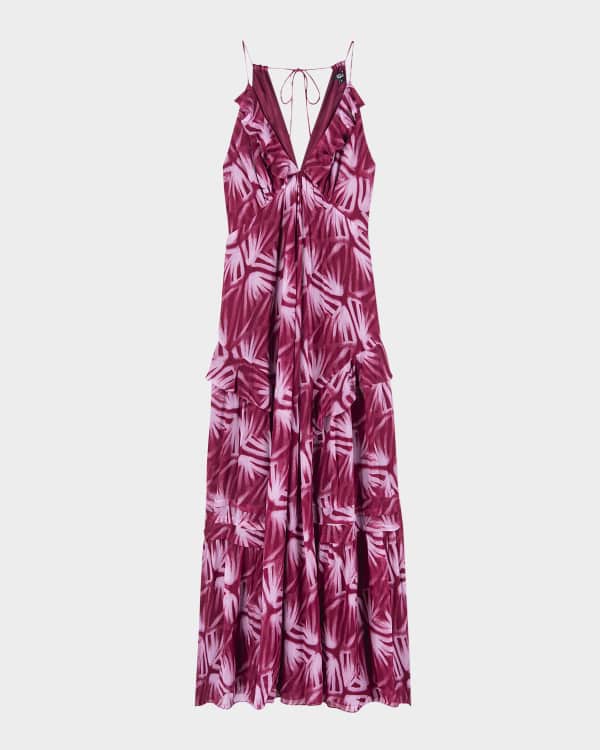 Farm Rio Ombre Forest Tiered Maxi Dress | Neiman Marcus