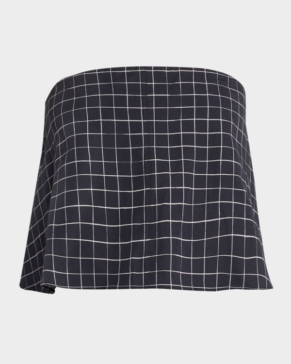 MM6 Maison Margiela Ruched Crop Top | Neiman Marcus