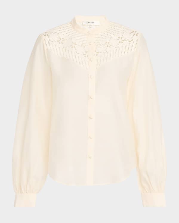 FRAME ​The Polka Dot Sailor Blouse | Neiman Marcus