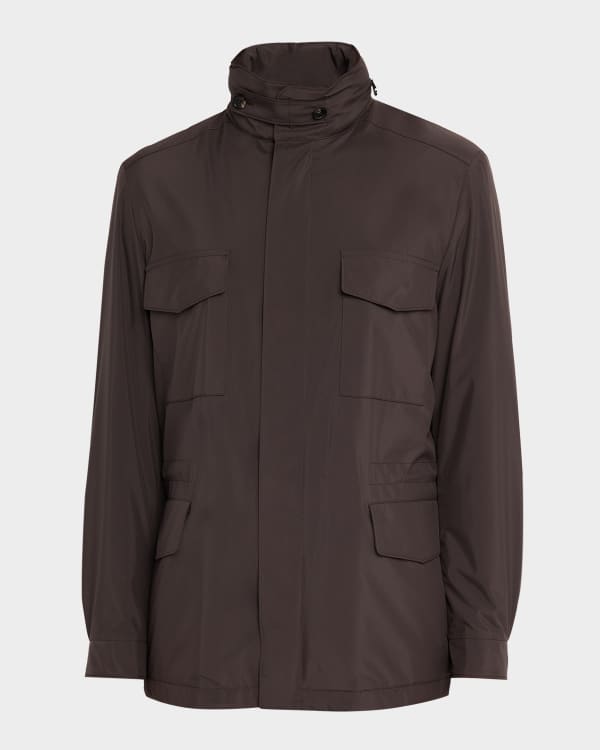 【BOTTEGA VENETA】コンパクト コットンジャケット Bottega Veneta Men's Compact Cotton Canvas Jacket | Neiman