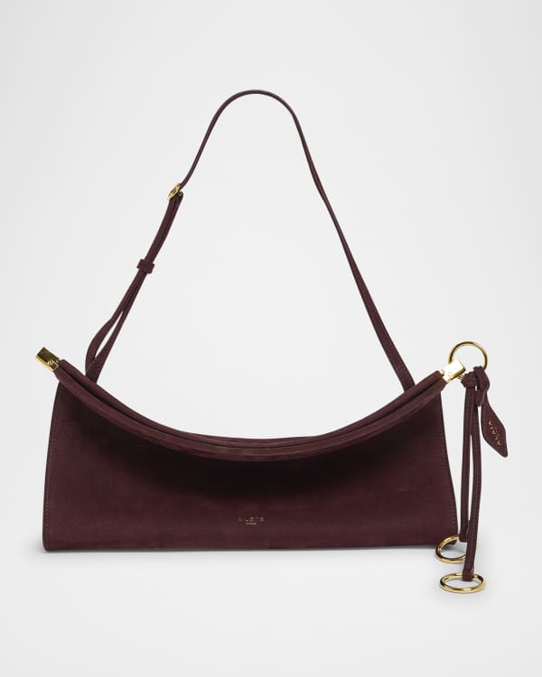 ALAIA Le Teckel Small Shoulder Bag in Leather | Neiman Marcus