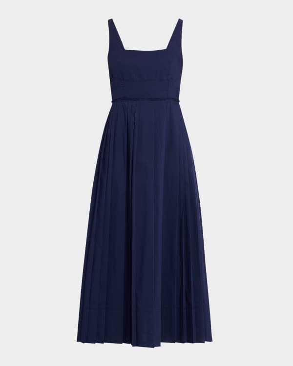 tanya taylor leighton knit dress Tanya Taylor Leighton Short-Sleeve Wavy Knit Midi Dress