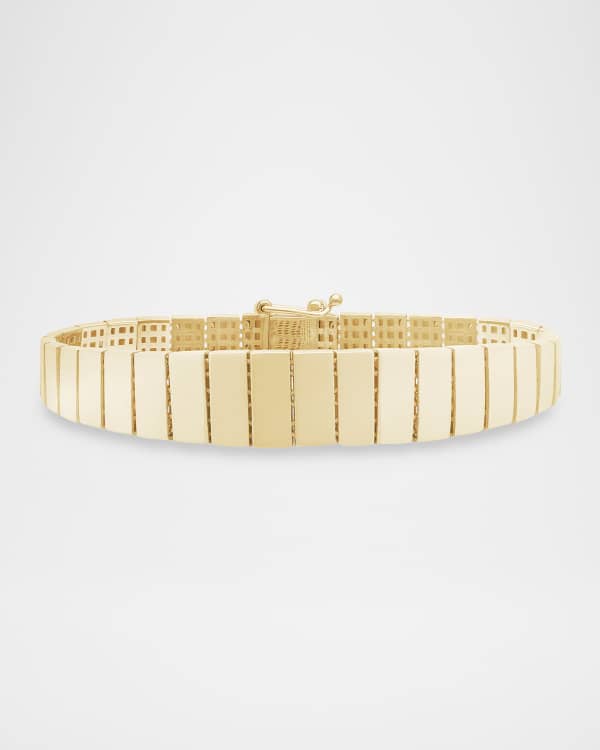 Saint Laurent Wavy Cuff Bracelet | Neiman Marcus