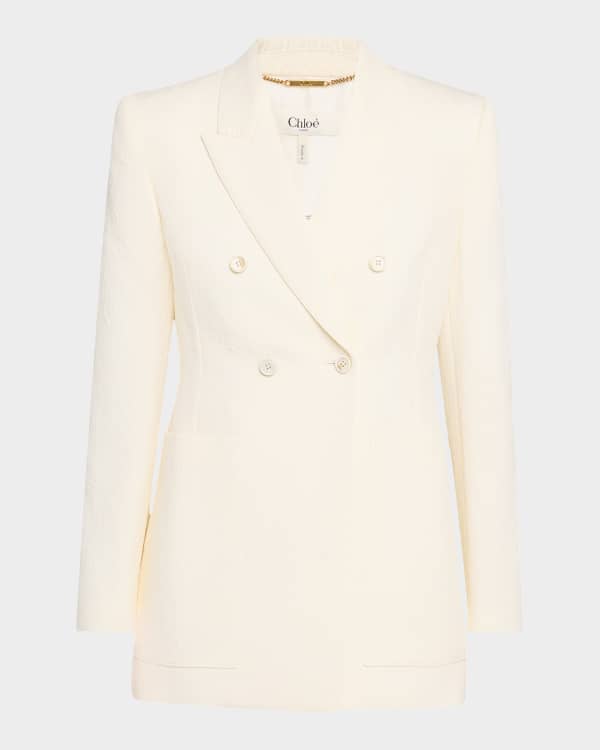 ジャケット CHLOE Giacca Chloe Leopard-Print SIngle-Breasted Jacket | Neiman Marcus