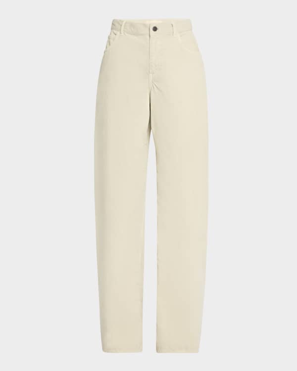 パンツ THE ROW 'Encore' pants White 8016W3044 The Row Encore パンツ | ニュートラル | FARFETCH JP