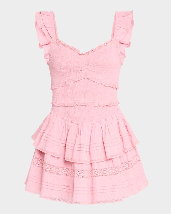 Kelly Embroidered Mini Dress