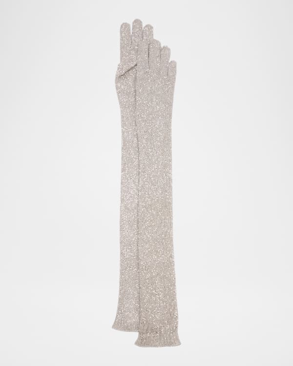 【D&G】DOLCE&GABBANA Swarovski Napa Fingerless Gloves Dolce & Gabbana Swarovski Napa Fingerless Gloves - ShopStyle