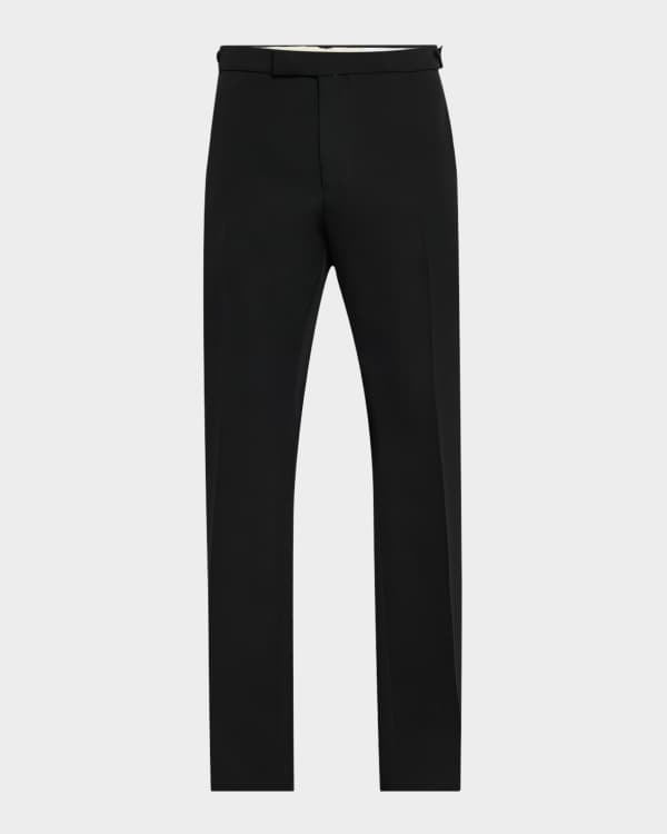 McQueen Men's 2-Pleat Baggy Wool Trousers | Neiman Marcus