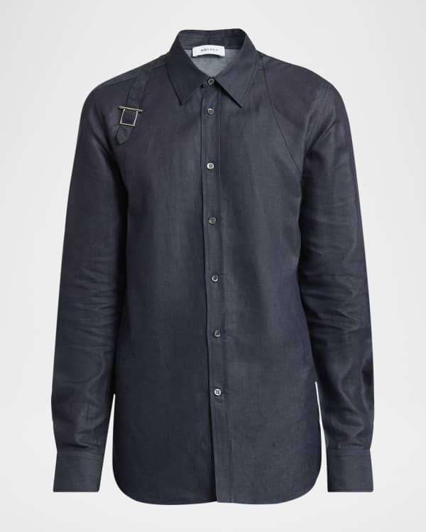 Tシャツ・カットソー MCQUEEN T-BAR HARNESS SHIRT eCom-828259QNAAX3057_F.jpg?v=3