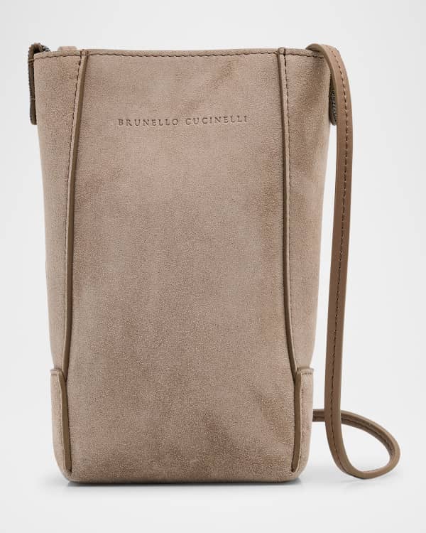 Khaite Anna Zip Leather Crossbody Bag | Neiman Marcus