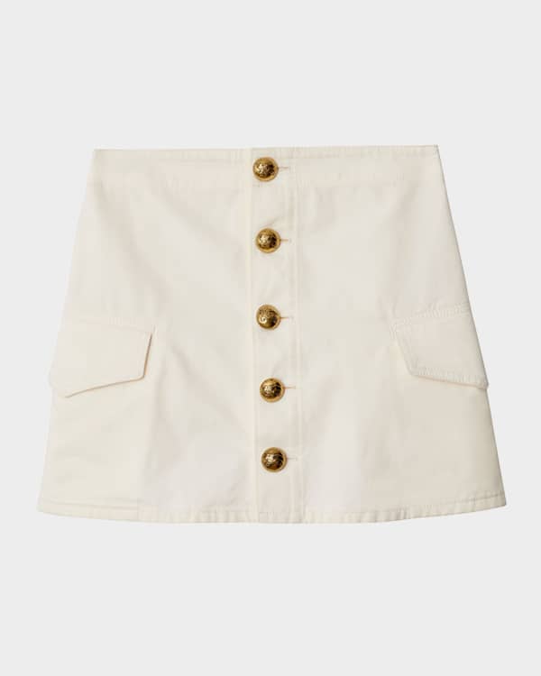 Burberry Check Knit Mini Skirt | Neiman Marcus