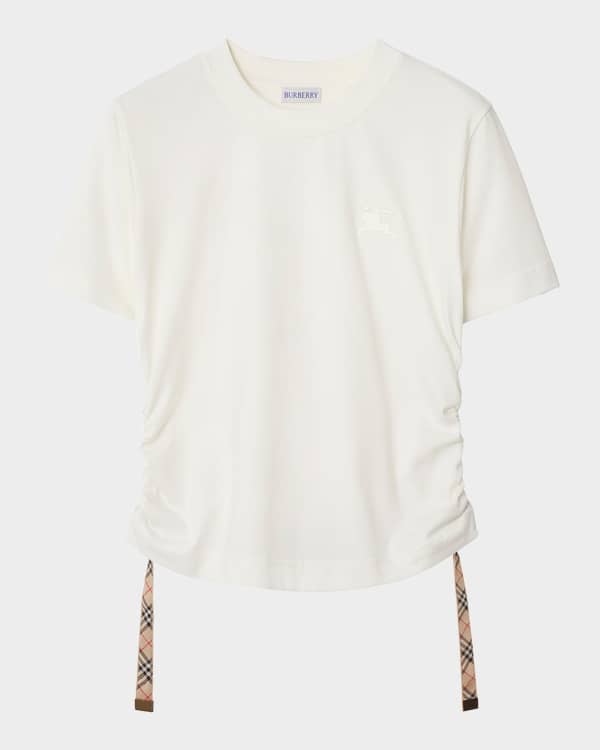 Burberry Logo Patch Short-Sleeve T-Shirt | Neiman Marcus