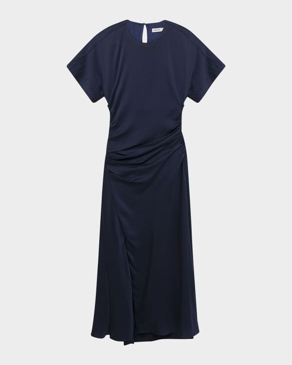 【REBECCA VALLANCE】YVONNE MIDI DRESS フラワーアップリケ REBECCA VALLANCE】YVONNE MIDI DRESS フラワーアップリケ
