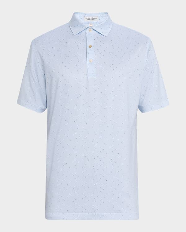 Bally Men's Cotton Pique Polo Shirt with B Logo | Neiman Marcus