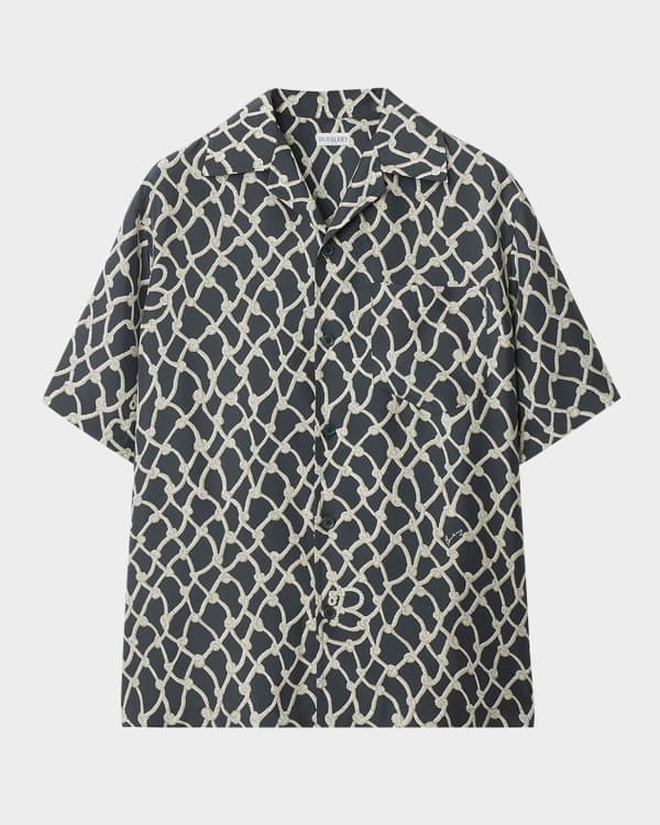 Burberry Men's Sherfield Sport Shirt | Neiman Marcus