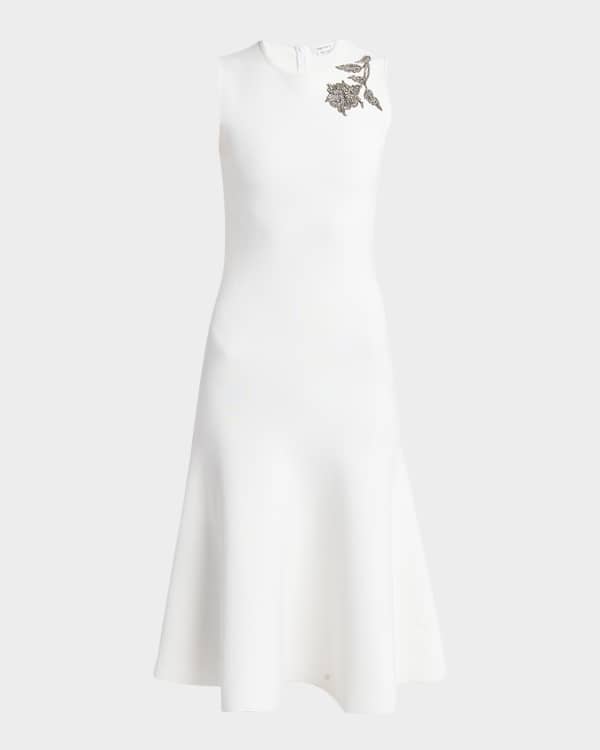 【Alexander McQueen】★floral-embroidered midi dress 29816236_58893783_1000.jpg