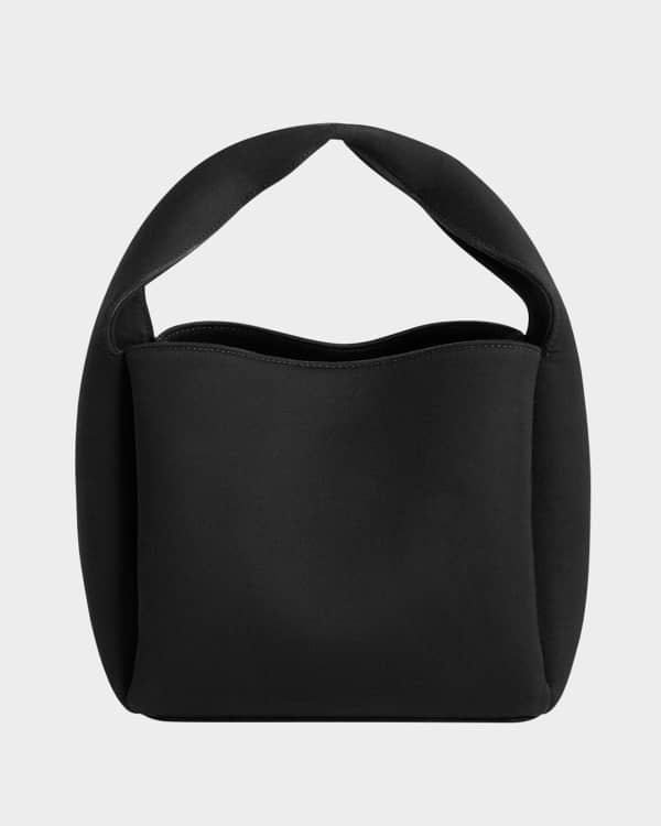 Mini Mini Vegetable-Tanned Leather Bucket Bag