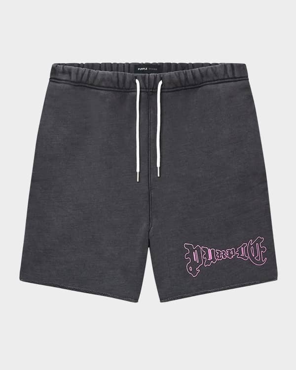 Moschino Men's Bear Logo Sweat Shorts | Neiman Marcus