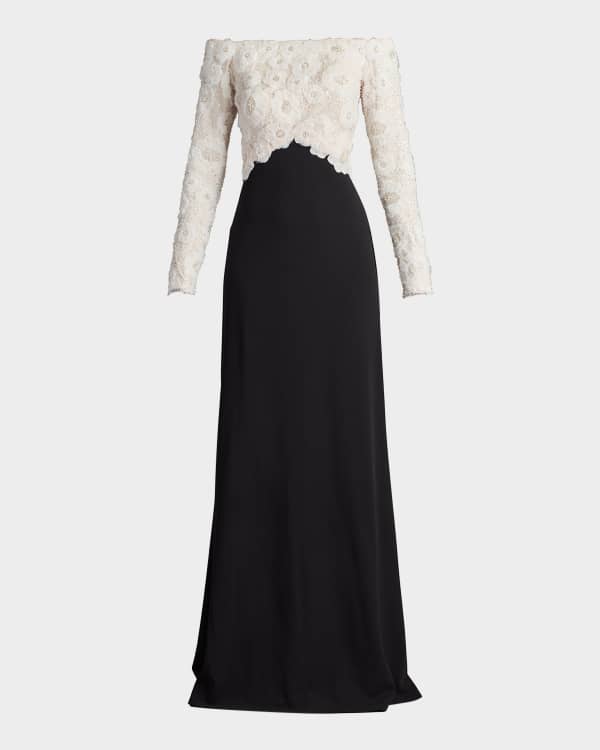 【2024】三越のお歳暮・冬ギフト Tadashi Shoji Marcus Neiman | Gown Crepe Draped One-Shoulder ワンピース