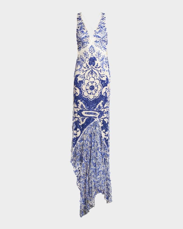 ワンピース ETRO VELVET JACQUARD TULLE DRESS (WRHA0199 99JJD03S9880) TULLE AND JACQUARD VELVET DRESS | Dresses | ETRO