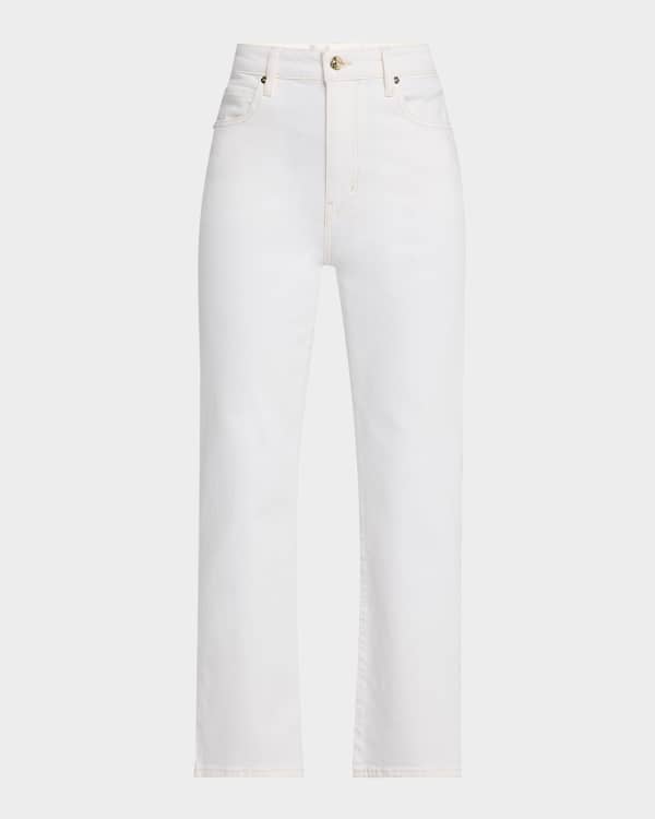 Low-Rise Tapered-Leg Ankle Denim Jeans