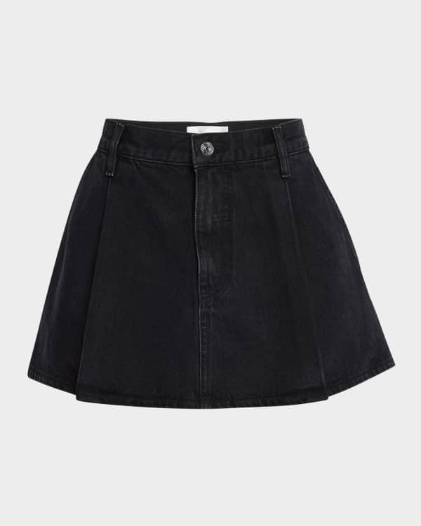 スカート Semicouture Floriane miniskirt in dark denim Semicouture Floriane miniskirt in dark denim | Parallel