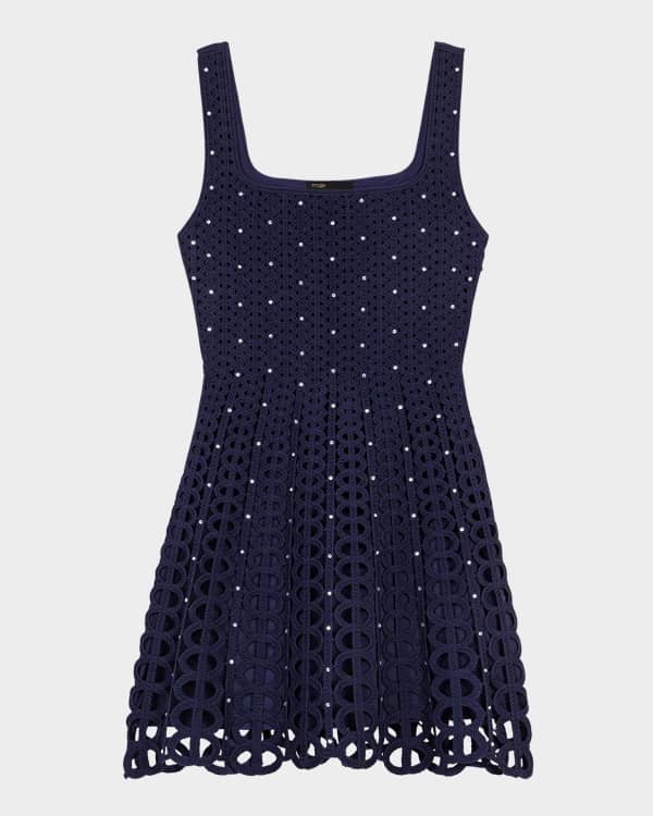 Maje Rilaje Pleated Mini Dress | Neiman Marcus