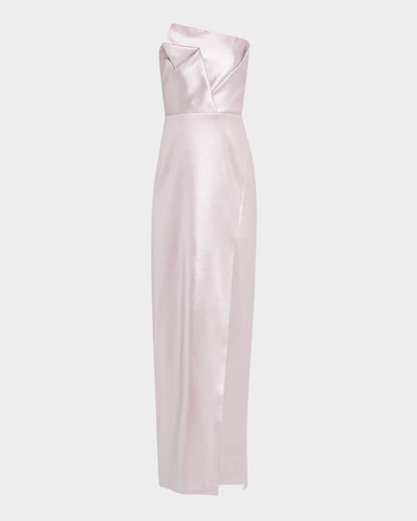 r.l.rowdon様 Aidan Mattox Ruched One-Shoulder Column Gown | Neiman Marcus