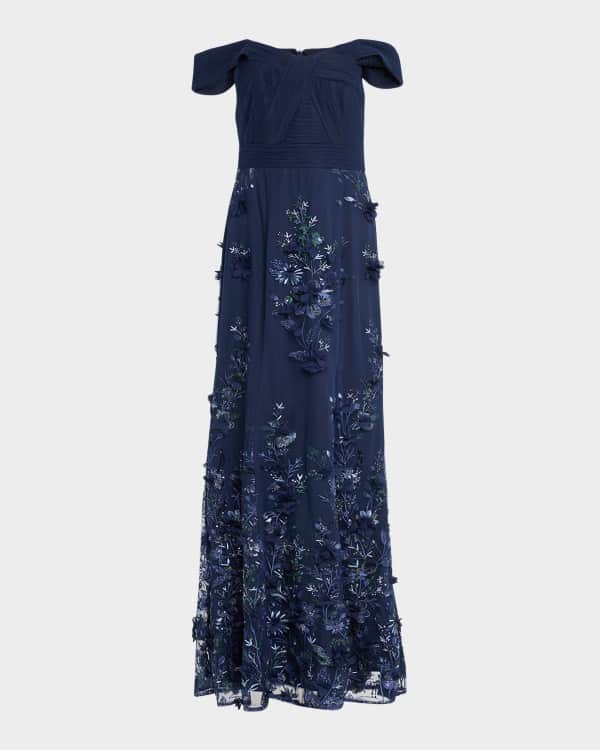 MARCHESA NOTTE チュールプランジネック ガウン EMILIA Shop New Arrivals | Marchesa Notte – Tagged 