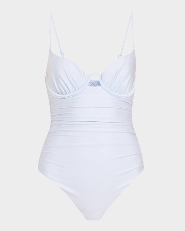 Plus Size Mesh Underwire One Piece