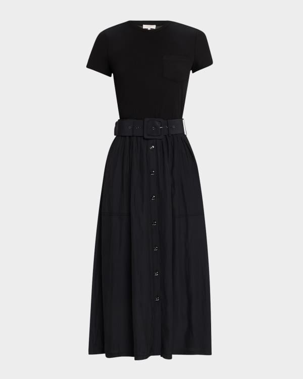 knee length dresses for ladies Rowan Plaid Midi Dress main image 0