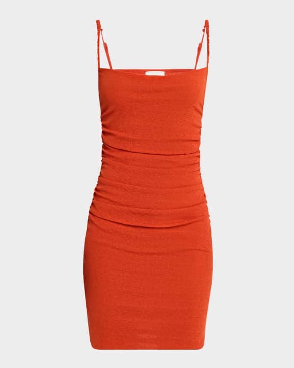 Nanushka Soffio Linen Halter Dress | Neiman Marcus