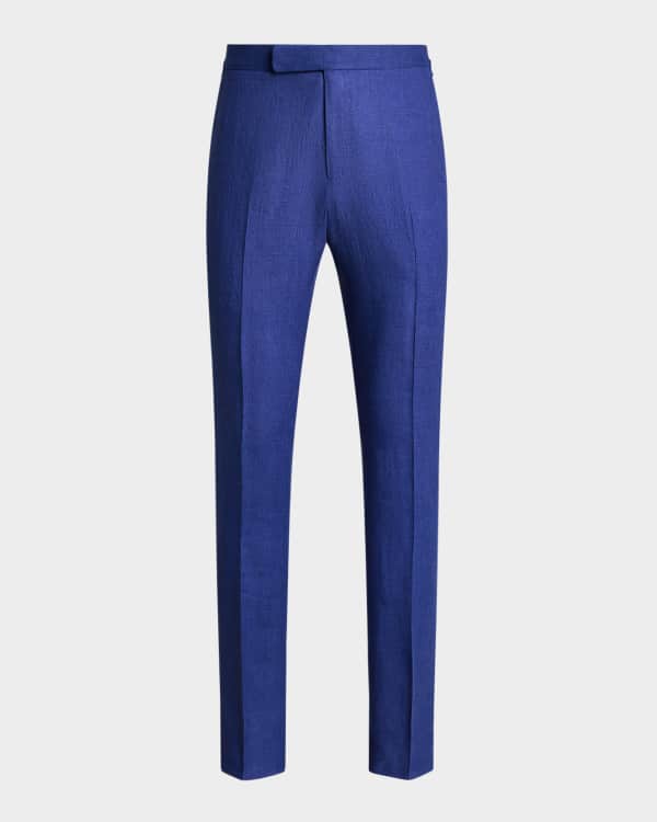 Polo Ralph Lauren Men's Wool Flannel Flat-Front Trousers