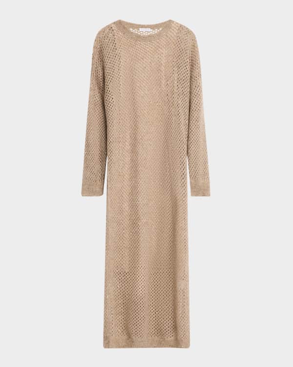 ワンピース Alaia Striped Knit Dress Alaïa Striped Knit Fringe Maxi Dress | Saks Fifth Avenue