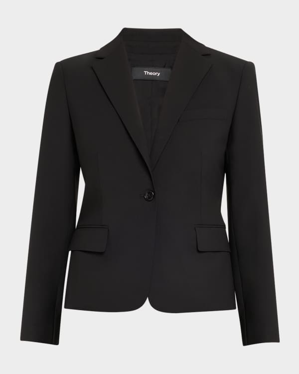 [RECTO] / ☆ 24FW BUDDIE VIRGIN WOOL TAILORED JACKET RECTO Buddie Virgin Wool Tailored Jacket | Neiman Marcus