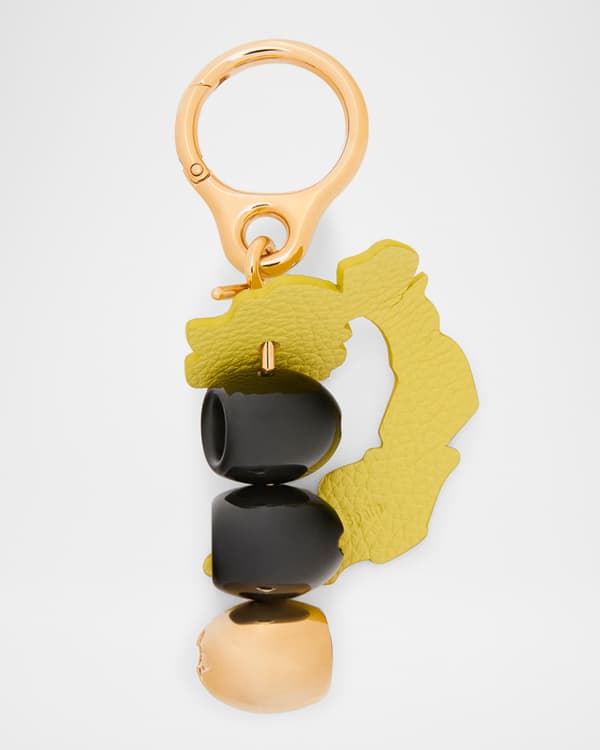 Loewe Signature Charm in Brass | Neiman Marcus