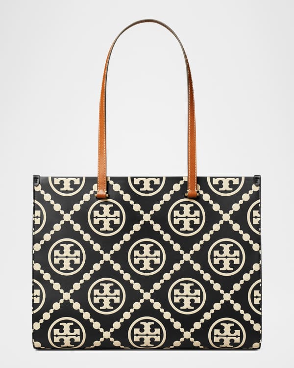 Tory Burch Ella Floral Polka-Dot Printed Shopper Tote Bag