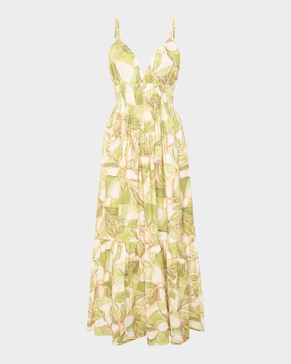 【完売必至】DIANE von FURSTENBERG Artie 花柄 ミディドレス Diane von Furstenberg Etta Tiered Floral-Print Sweetheart