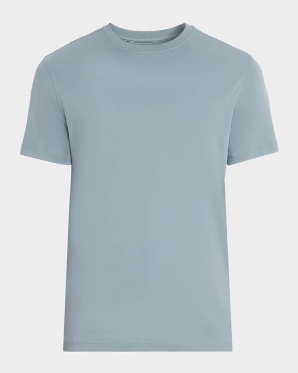 Theory Men's Kolben Linen-Blend T-Shirt | Neiman Marcus